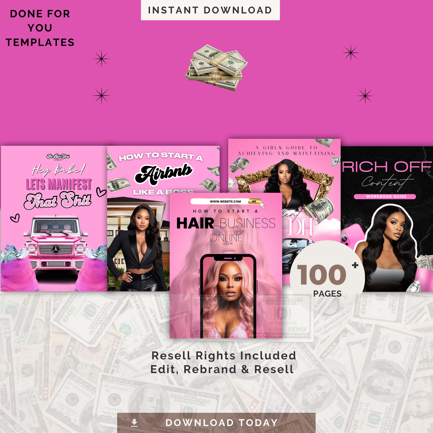 5 editable Ebook With Resell Rights